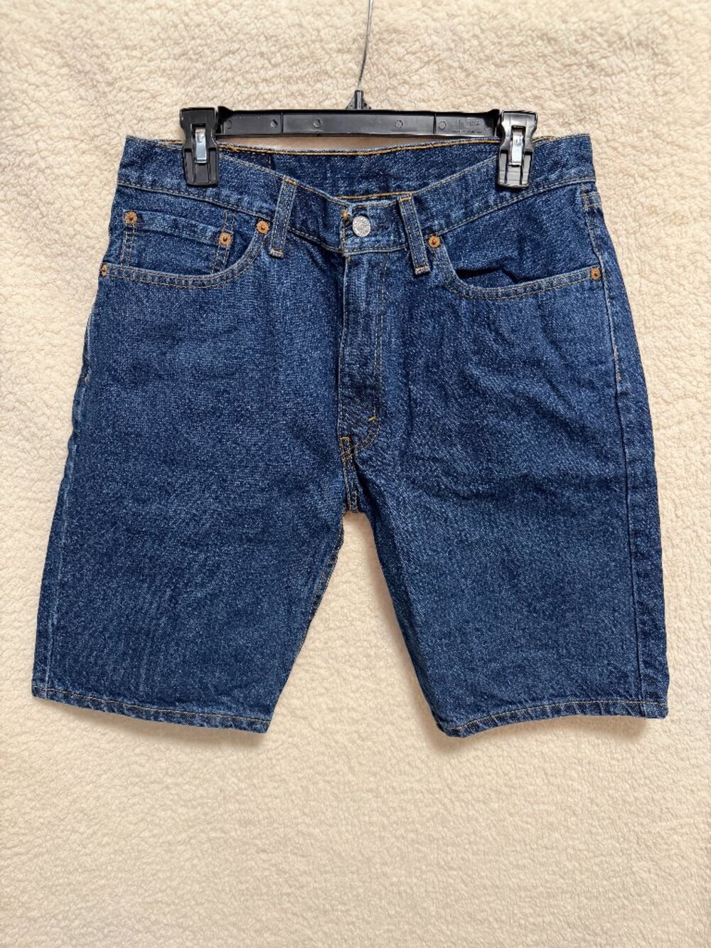 LEVI'S 505 Men's Jean Shorts Indigo Wash Denim Jorts 90s Size 33 EUC